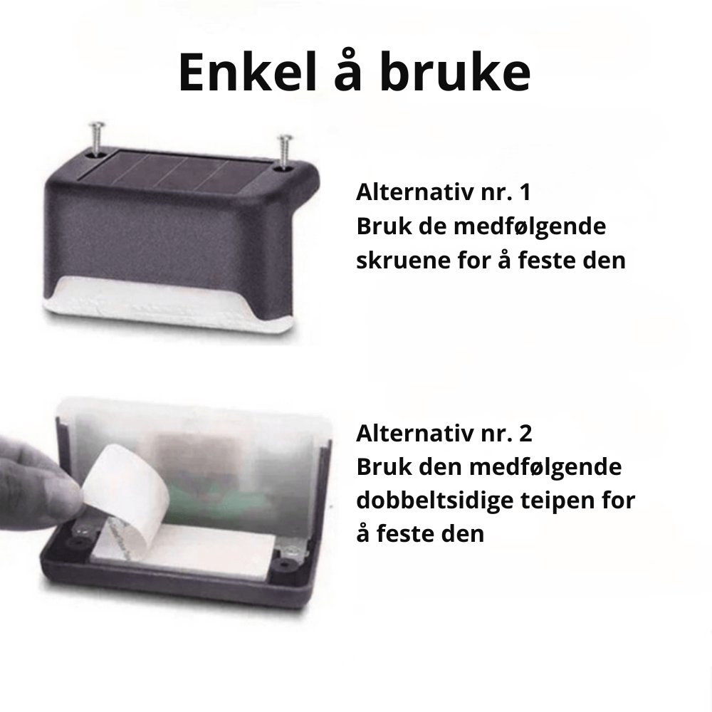Solcelledrevet utendørslampe