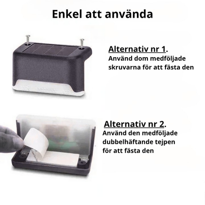 Solcelledrevet utendørslampe