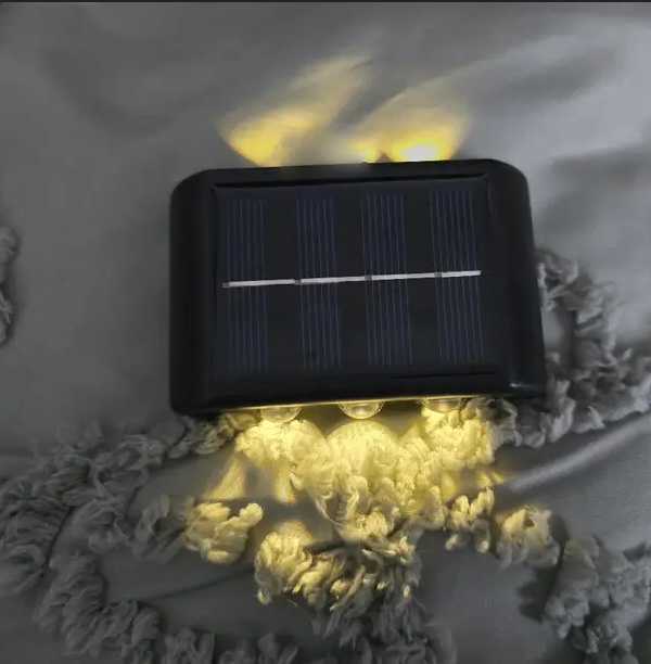 Solcelledrevet vegglampe